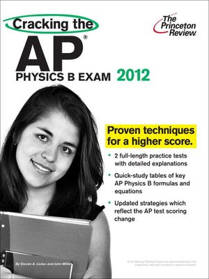 cover image of Cracking the AP Physics B Exam, 2012 Edition